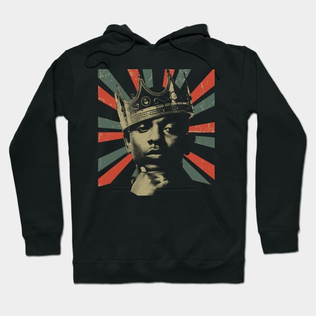 Kendrick lamar || Vintage Art Design || Don King crown Hoodie by Setipixel